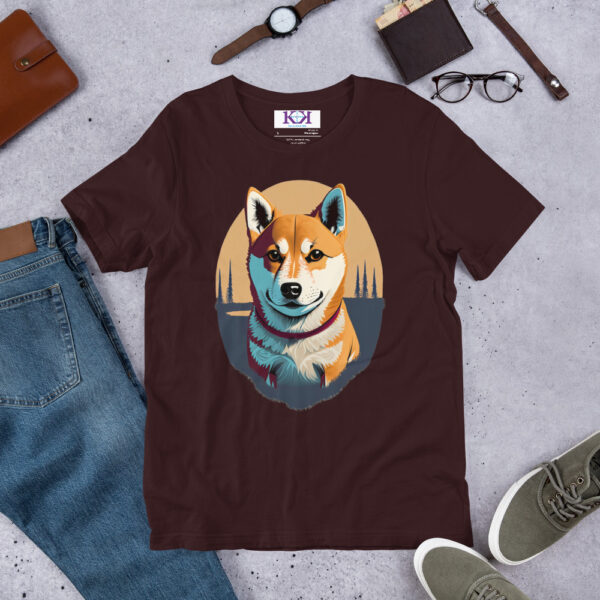 Shiba Inu dog Unisex t-shirt - Image 4