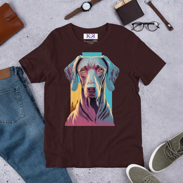 Weimaraners dog Unisex t-shirt - Image 4