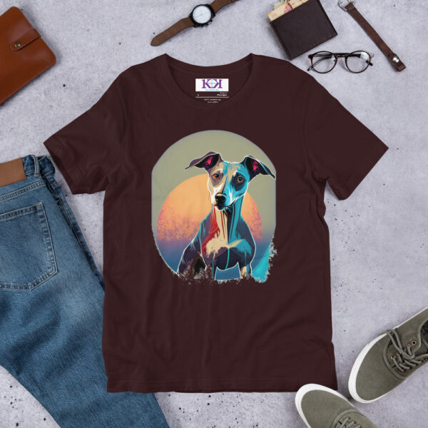 Whippets dog Unisex t-shirt - Image 4