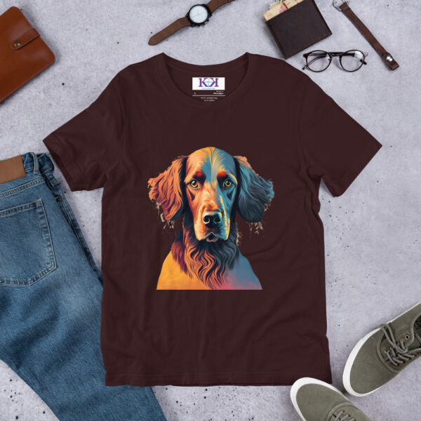 Irish Setters dog Unisex t-shirt - Image 4