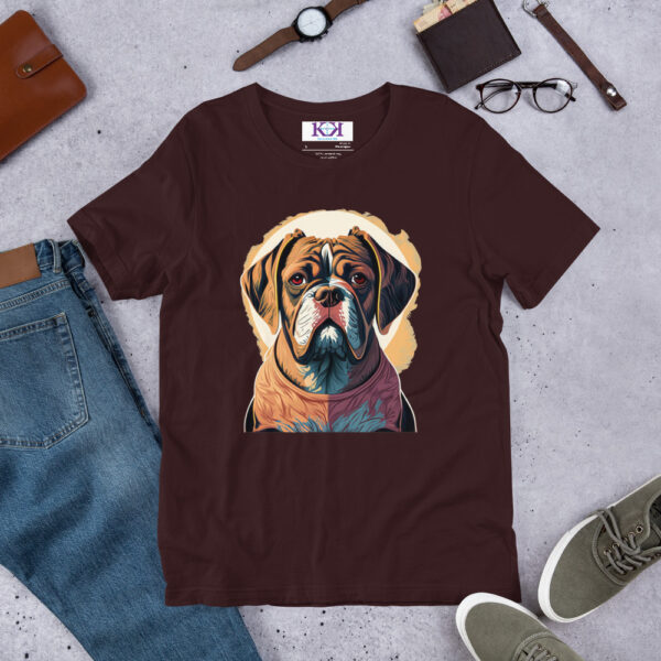 Dogues de Bordeaux dog Unisex t-shirt - Image 4