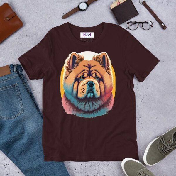 Chow Chows dog Unisex t-shirt - Image 4