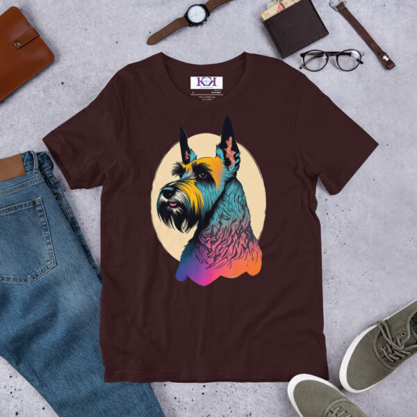 Standard Schnauzers dog Unisex t-shirt - Image 4