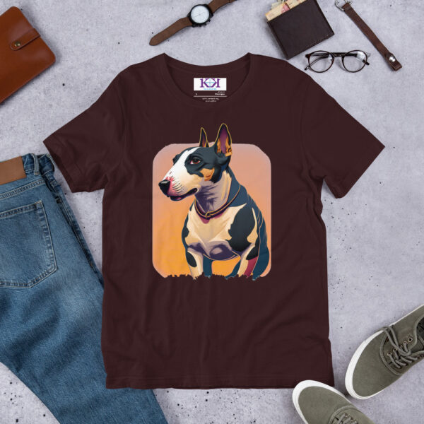 Miniature Bull Terriers dog Unisex t-shirt - Image 4