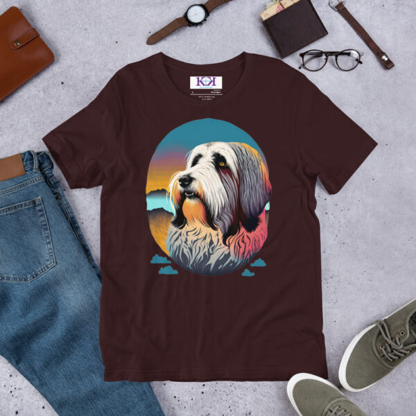 Bearded Collies dog Unisex t-shirt - Image 4