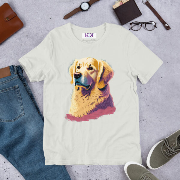 Golden Retrievers dog Unisex t-shirt - Image 9