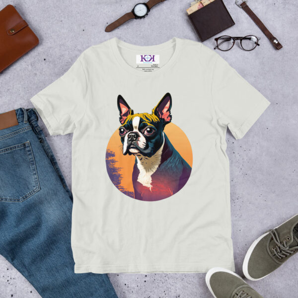 Boston Terriers dog Unisex t-shirt - Image 9