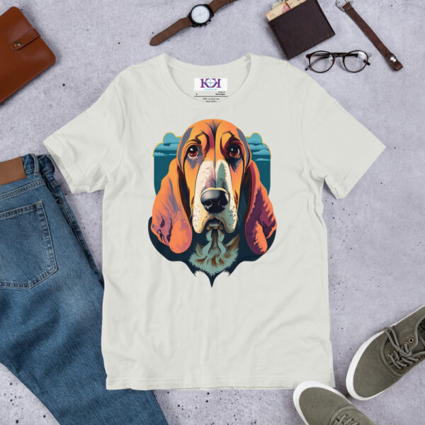 Basset Hounds dog Unisex t-shirt - Image 9