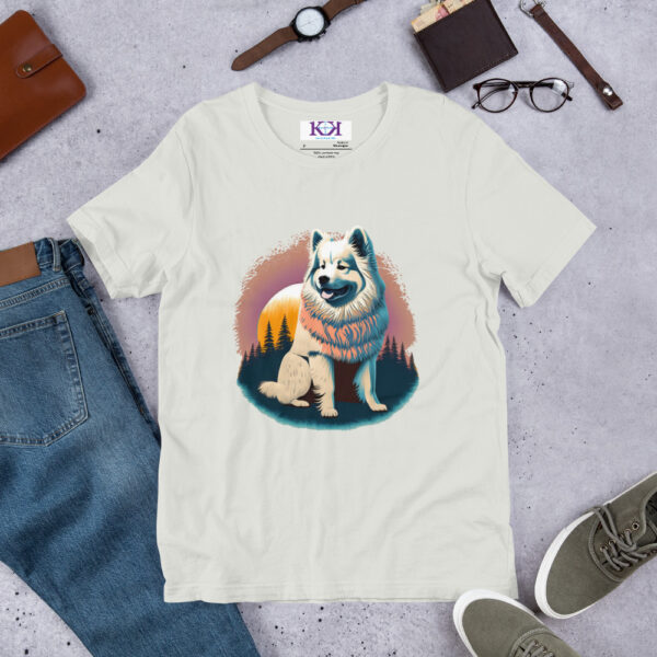 Samoyeds dog Unisex t-shirt - Image 9