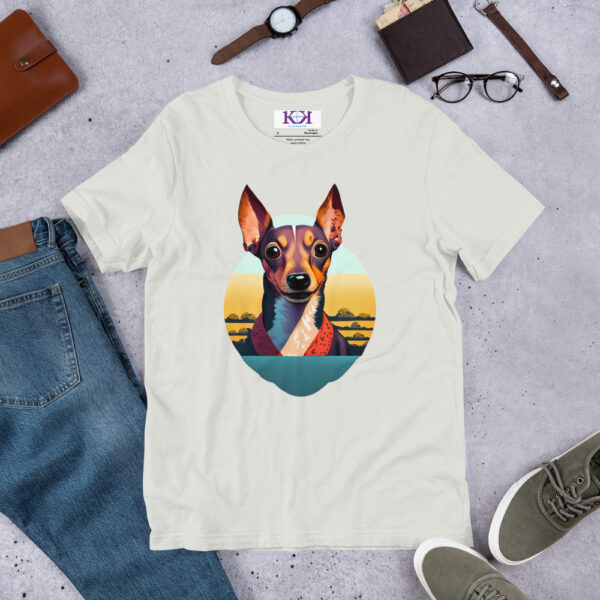 Miniature Pinschers dog Unisex t-shirt - Image 10