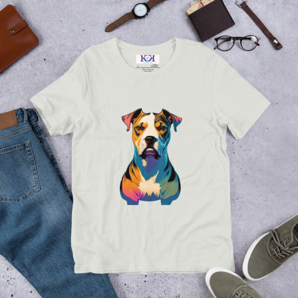 Staffordshire Bull Terriers dog Unisex t-shirt - Image 9