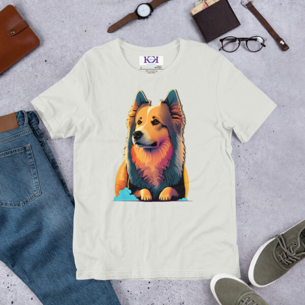 Keeshonden dog Unisex t-shirt - Image 10