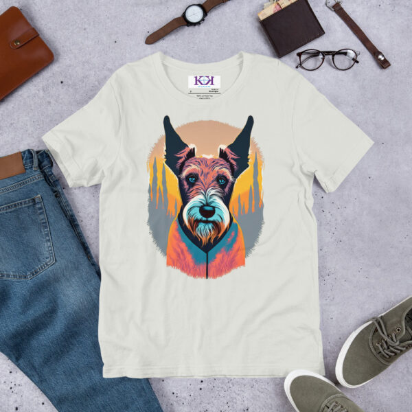 Wire Fox Terriers dog Unisex t-shirt - Image 9
