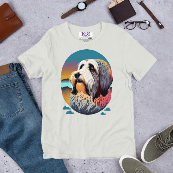 Bearded Collies dog Unisex t-shirt - Image 10