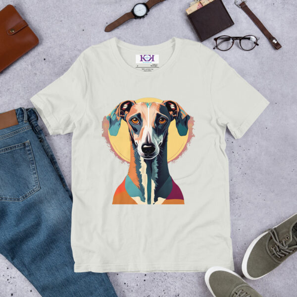 Greyhounds dog Unisex t-shirt - Image 9