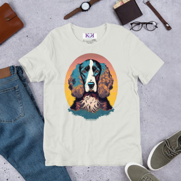 Field Spaniels dog Unisex t-shirt - Image 9
