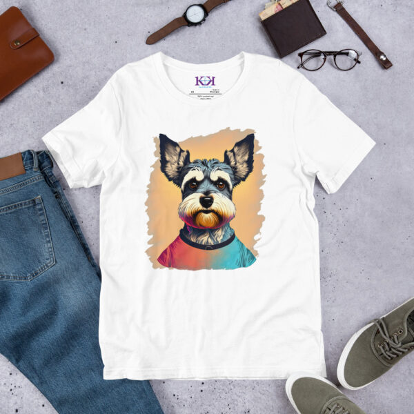 Miniature Schnauzers dog Unisex t-shirt - Image 12