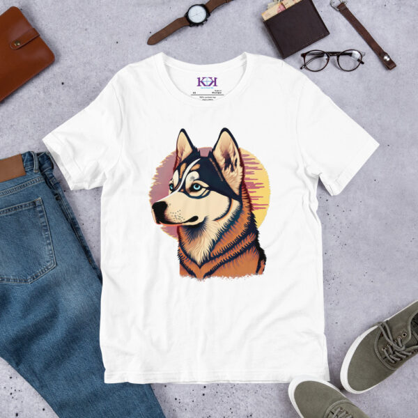 Siberian Huskies dog Unisex t-shirt - Image 12