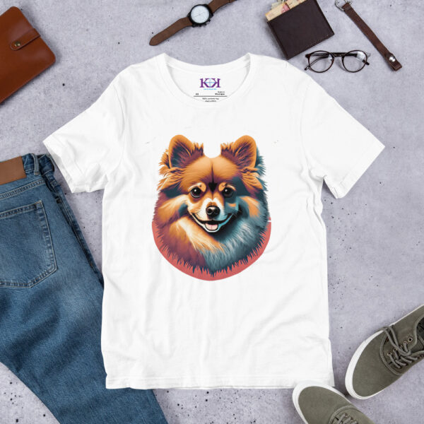 Pomeranians dog Unisex t-shirt - Image 12
