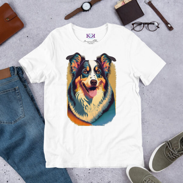 Miniature American Shepherds dog Unisex t-shirt - Image 12