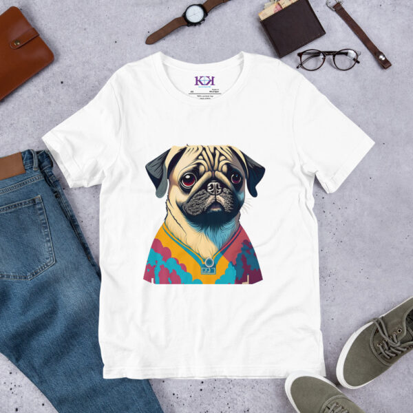 Pugs dog Unisex t-shirt - Image 12
