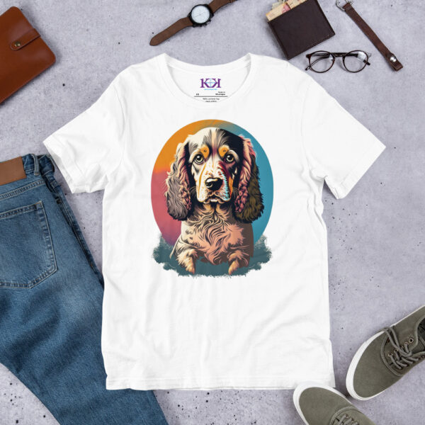English Cocker Spaniels dog Unisex t-shirt