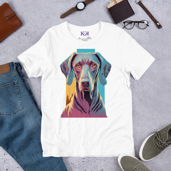 Weimaraners dog Unisex t-shirt - Image 12