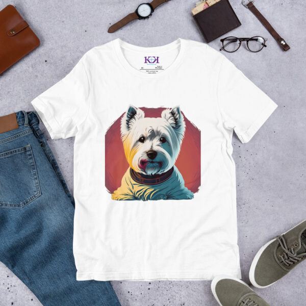 West Highland White Terriers dog Unisex t-shirt - Image 12