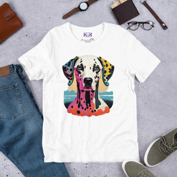 Dalmatians dog Unisex t-shirt - Image 12