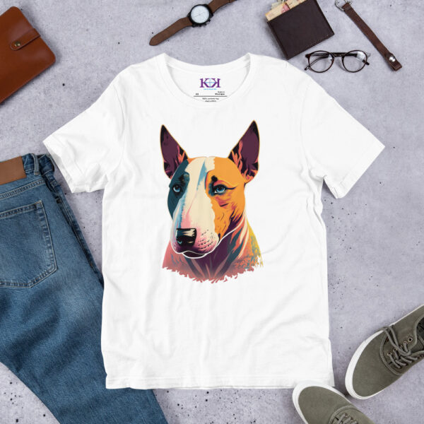 Bull Terriers dog Unisex t-shirt - Image 12