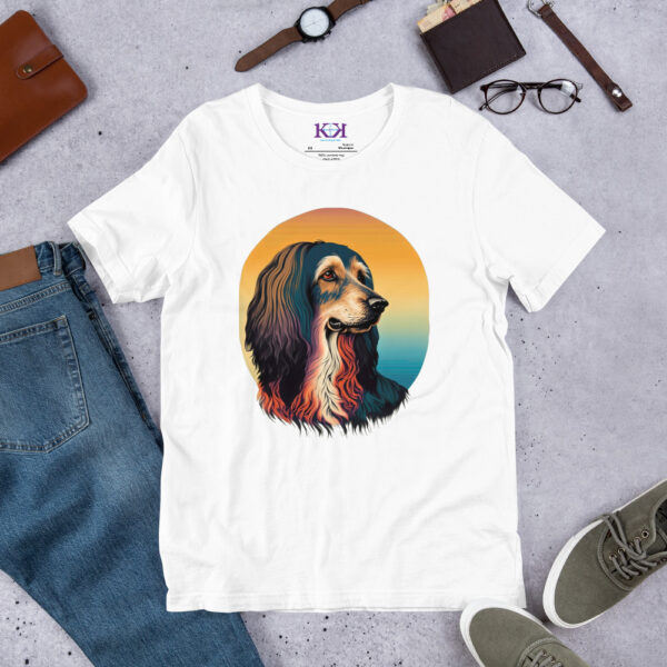 Afghan Hounds dog Unisex t-shirt - Image 12