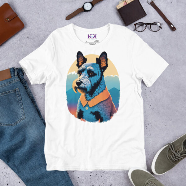 Kerry Blue Terriers dog Unisex t-shirt - Image 12