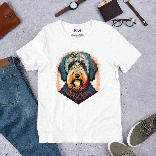 Briards dog Unisex t-shirt - Image 12