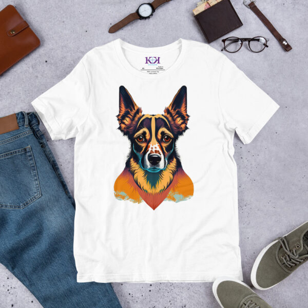 Nederlandse Kooikerhondjes dog Unisex t-shirt - Image 12