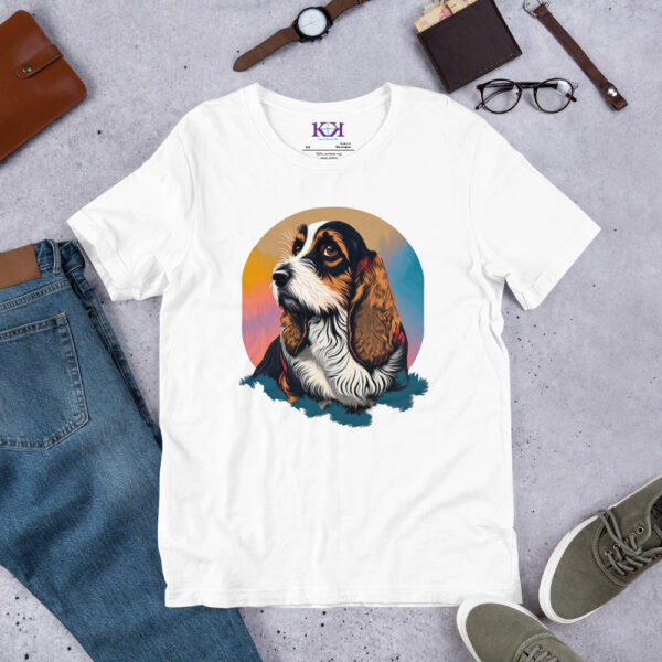 Grand Basset Griffon Vendéens dog Unisex t-shirt - Image 12